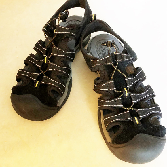 Sandals mens new size 9.5M Rugged Outback man made materials elastic laces main image 4
